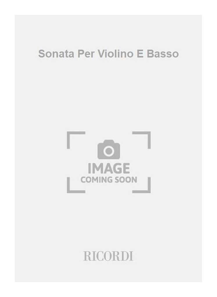 Sonata Per Violino E Basso
